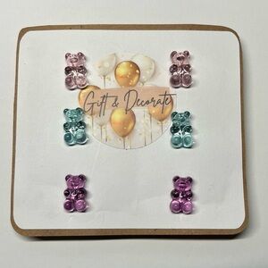 New - Gummie Bear Earrings